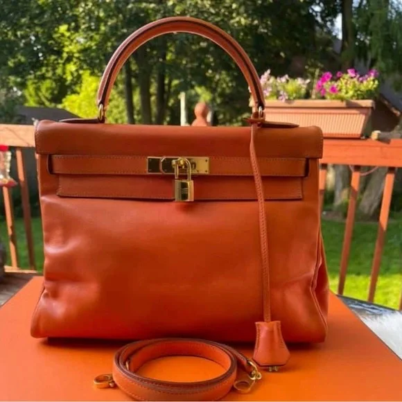 Vintage Hermès Kelly Retourne 32 - Picture 2 of 16